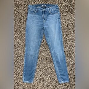 Old Navy Rockstar Super Skinny High Rise Blue Jeans Women’s